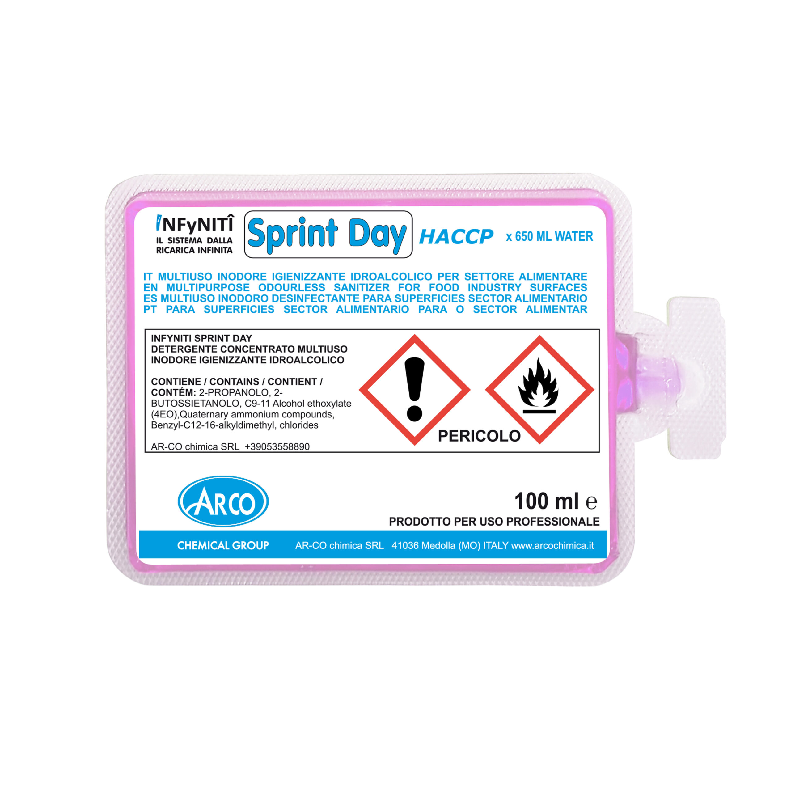 Infyniti Sprint Day 100 ml confezione da 9 pezzi
