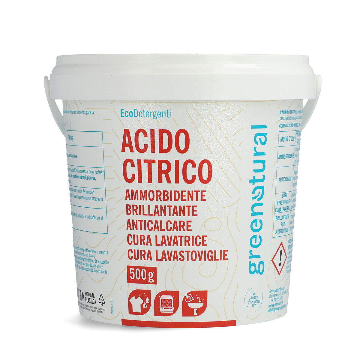 Confezione Acido citrico - 500 gr 