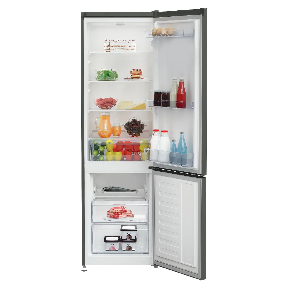 Frigorifero combinato Beko 295LT MINFROST E 54CM GRIGIO RCSA300K40GN