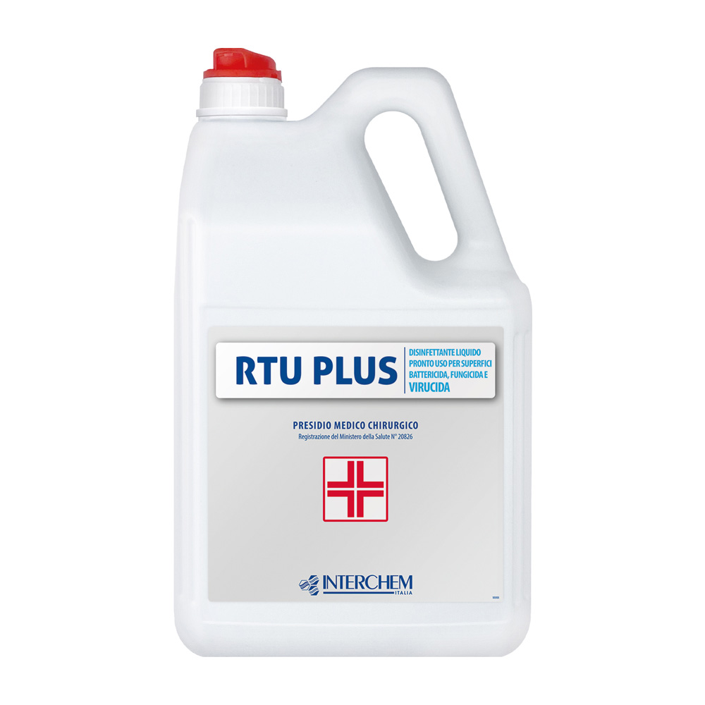 Scatola 2 taniche disinfettante RTU Plus 5 litri