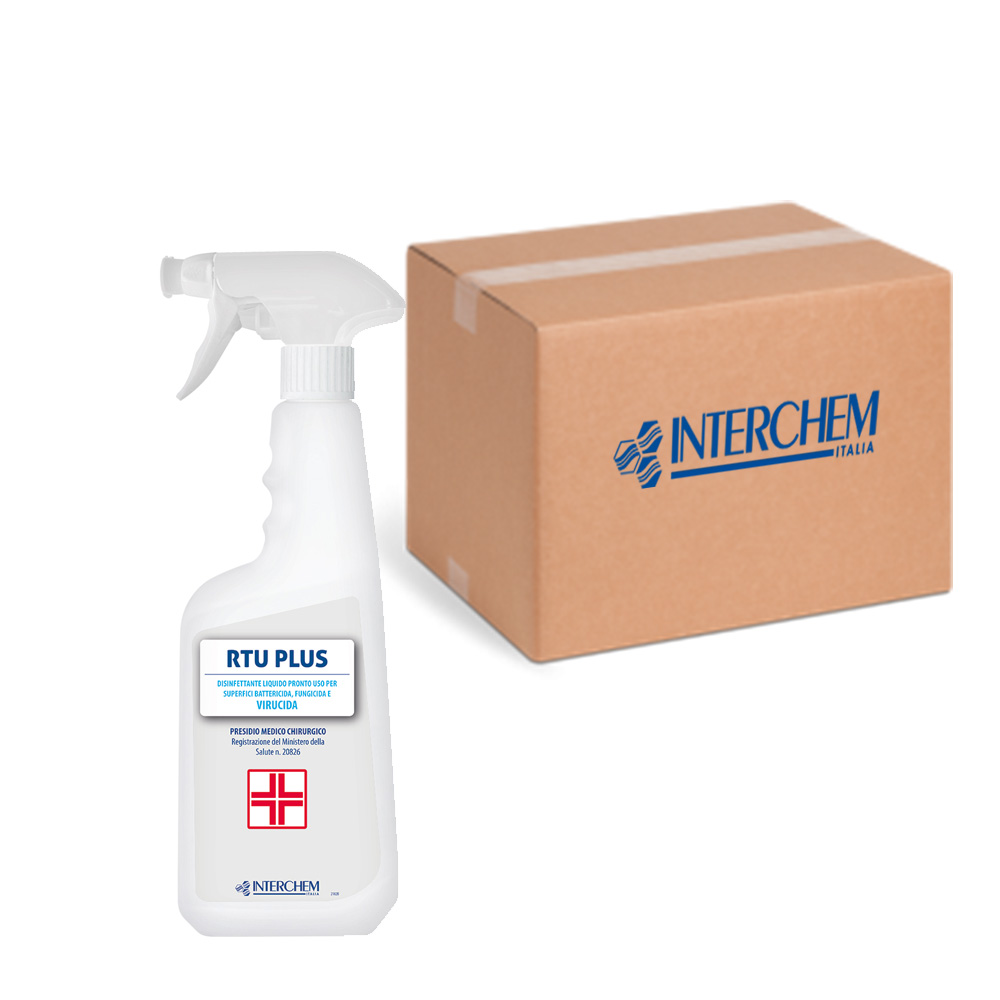 Scatola 6 Spray disinfettante RTU Plus 750 ml