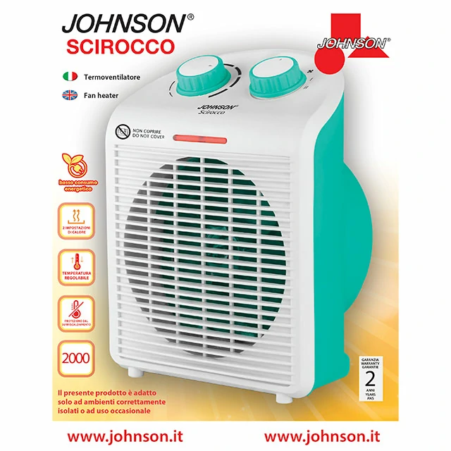 Termoventilatore Scirocco Johnson 2000 W