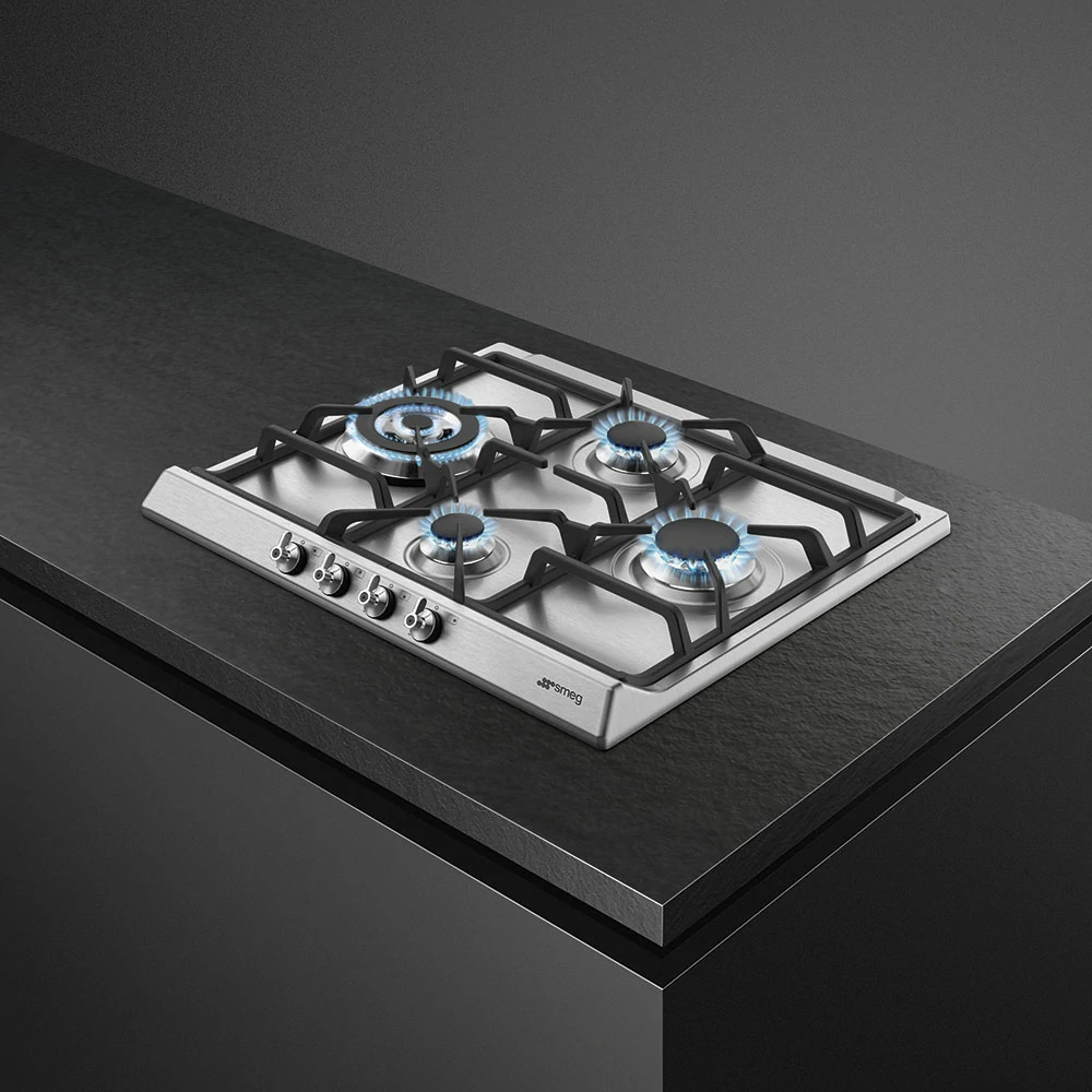 Piano cottura a gas Smeg 4 ZONE 60CM INOX SER60SGH3