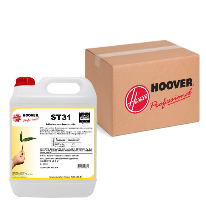Scatola 2 taniche ST31 Brillantante per lavastoviglie