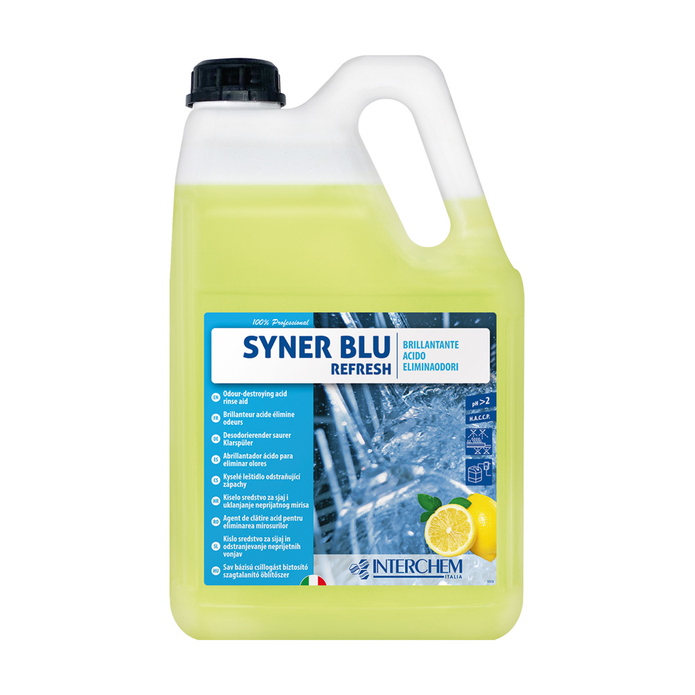 Brillantante acido elimina odori Syner Blu Refresh 5 lt
