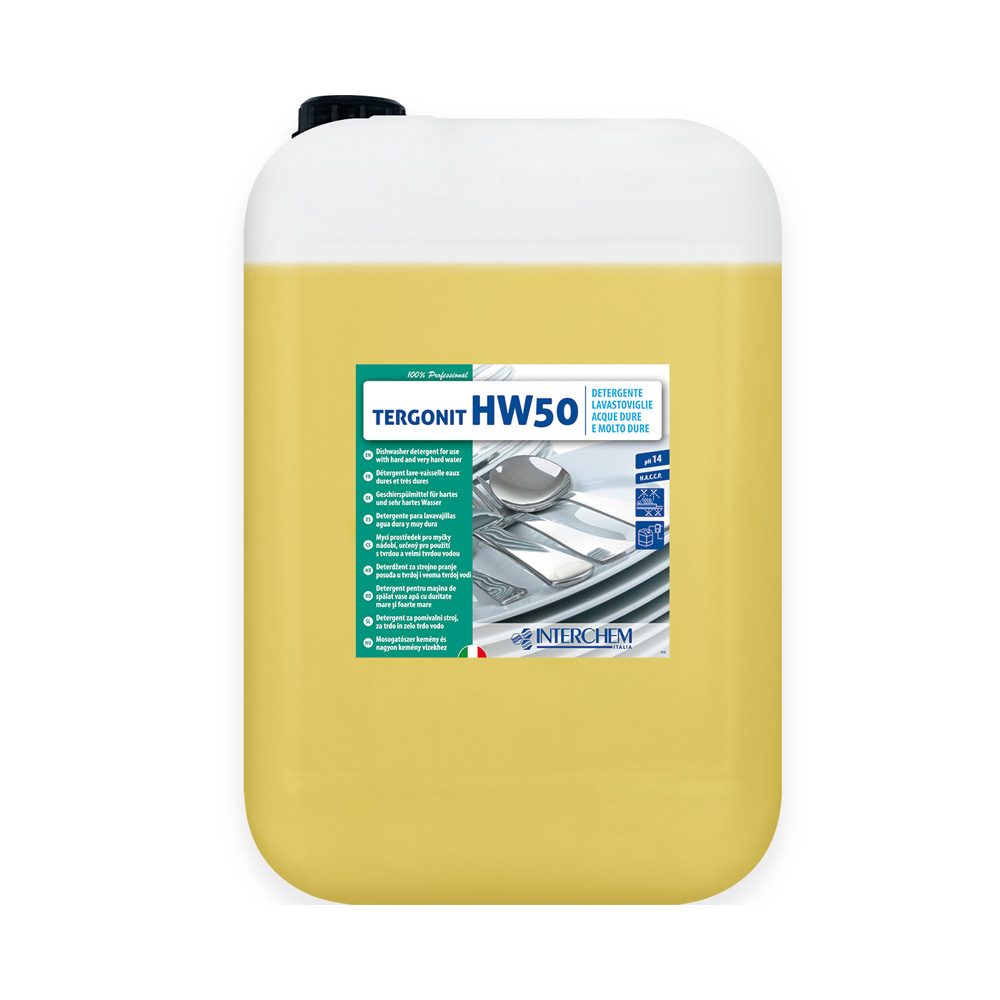 Detersivo liquido per lavastoviglie Tergonit HW 50 acque dure  25 Kg