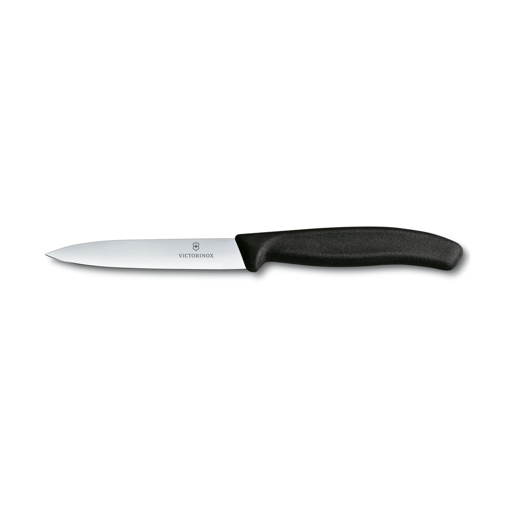 Spelucchino lama liscia manico ergonomico nero - Victorinox Swissclassic