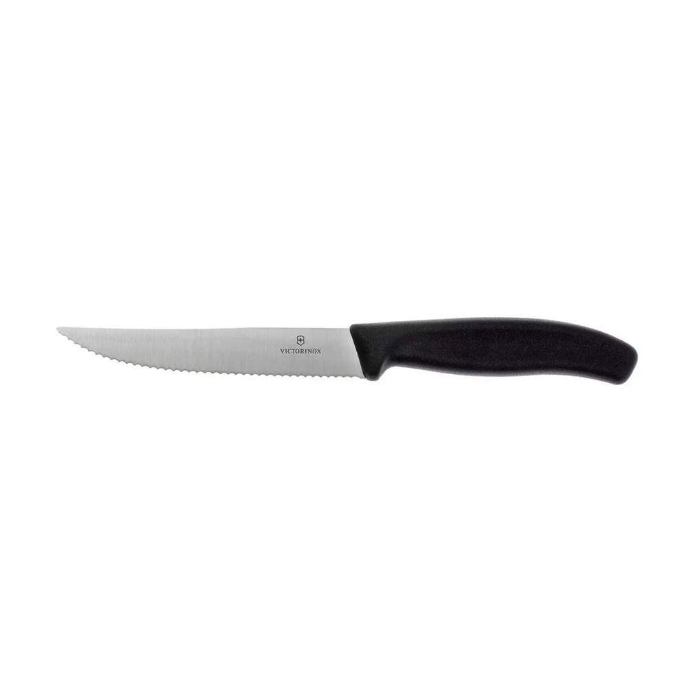 Coltello da bistecca medio lama ondulata - Victorinox SwissClassic 