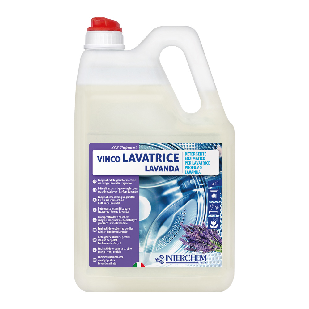 Detergente enzimatico per lavatrice Vinco lavanda 5 litri