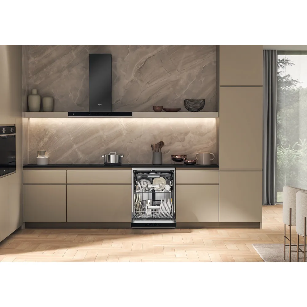 Lavastoviglie a libera installazione Whirlpool 15 COPERTI C INOX W7F HP43 X