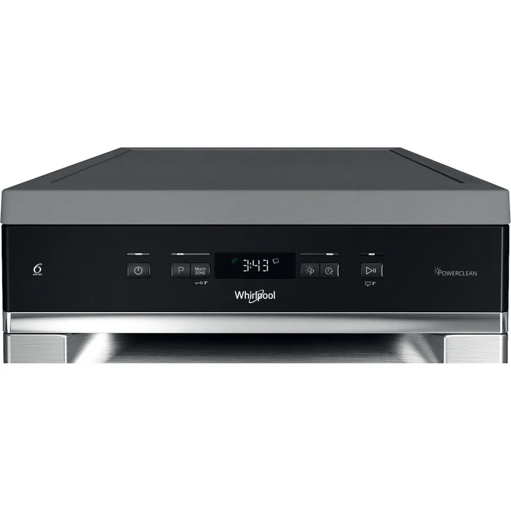 Lavastoviglie a libera installazione Hotpoint  45 CM 10COPER. C SILVER HA3FC10BS7A0S