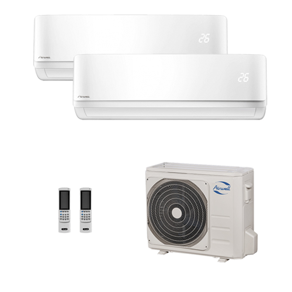 Climatizatore dual split Airwell fisso 2x12000 Btu 5kW