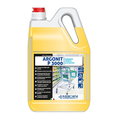 Scatola 2 taniche Argonit P 3000 detergente superfici alto traffico lt 6