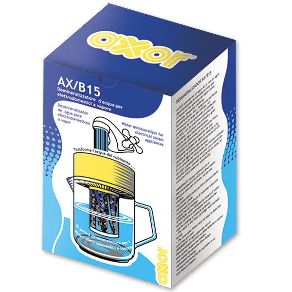 Demineralizzatore acqua per sistemi da stiro a vapore AX/B15