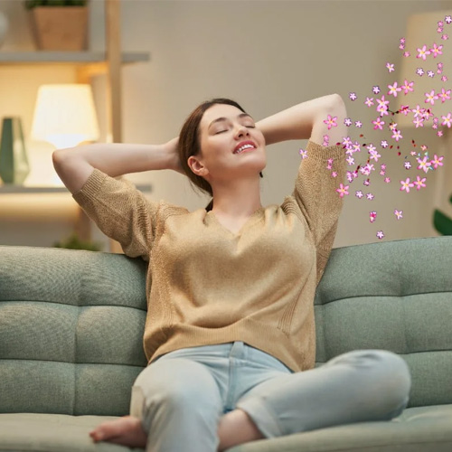 Profumatore ambiente con fiore 100 ml Rosso Divino