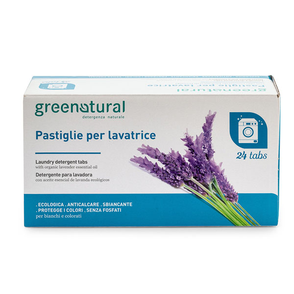 Pastiglie lavatrice eco lavanda 24 pezzi