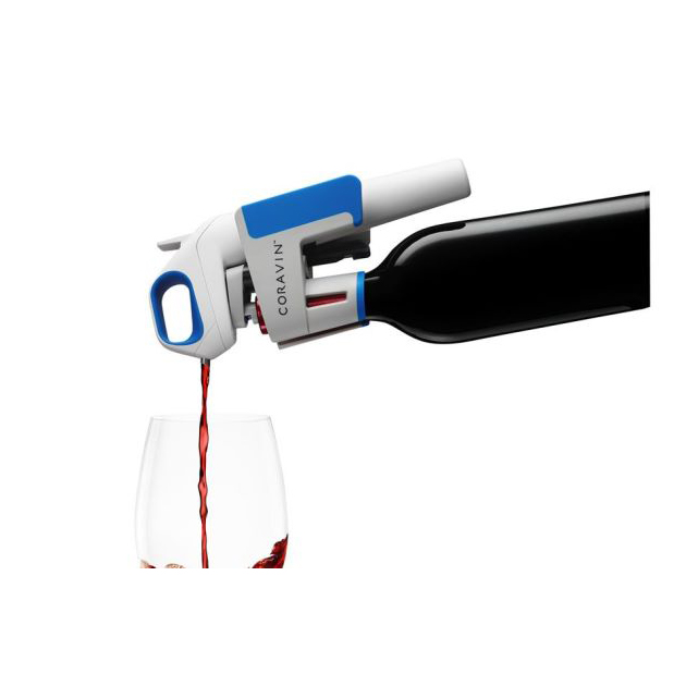 Funzionamento del sistema Coravin con ago nel tappo