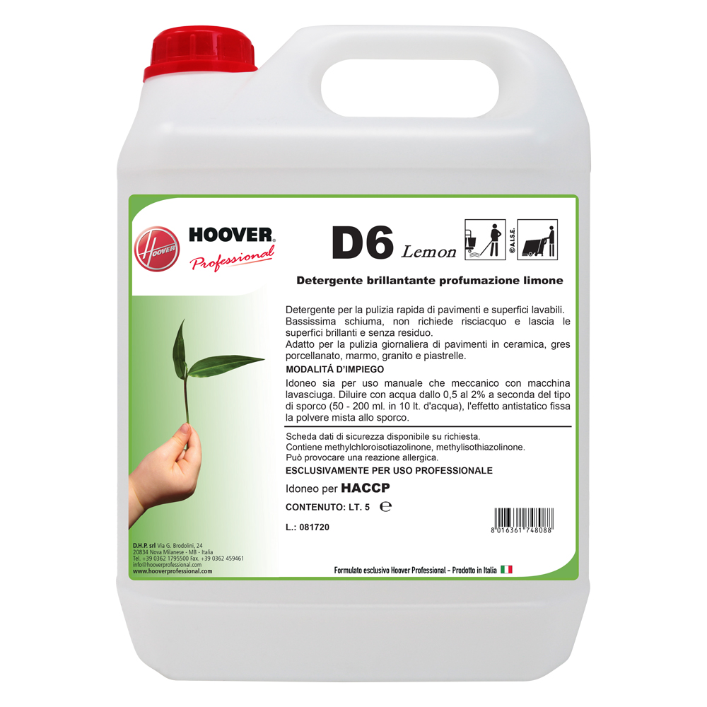 D6 Lemon Detergente brillantante
