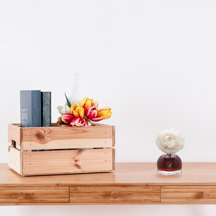 Profumatore ambiente con fiore 100 ml Sandalo Nobile