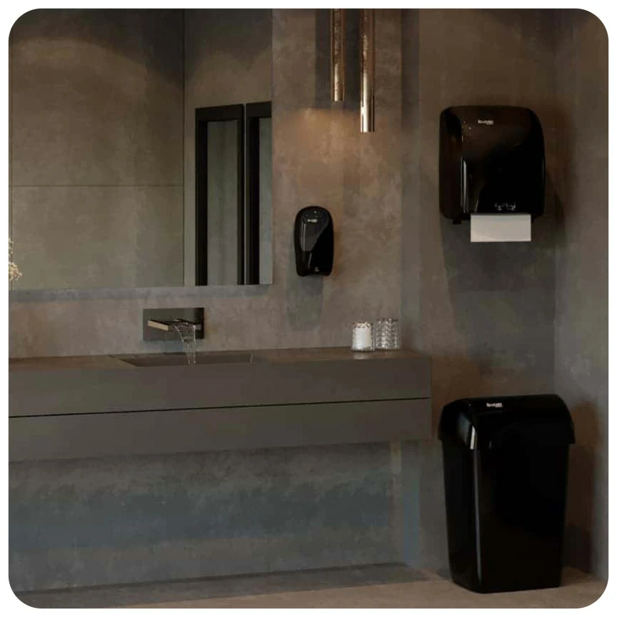 Dispenser Lucart per sapone Identity Soap 1 litro nero