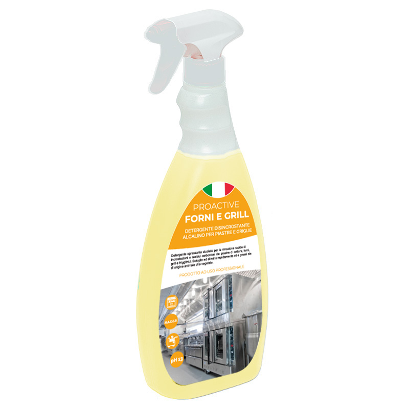 Scatola 12 pezzi di detergente disincrostante per forni e piastre ProActive 750 ml