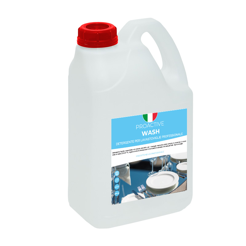 Detergente per lavastoviglie professionale ProActive Wash 5 litri